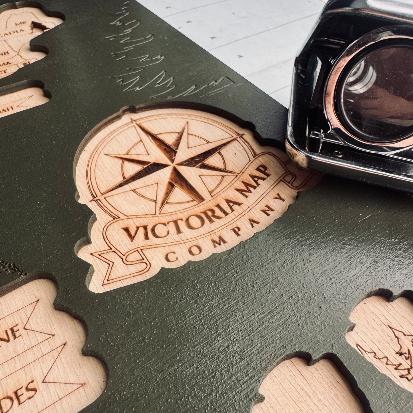 National Parks Map | Wooden Puzzle Tracker