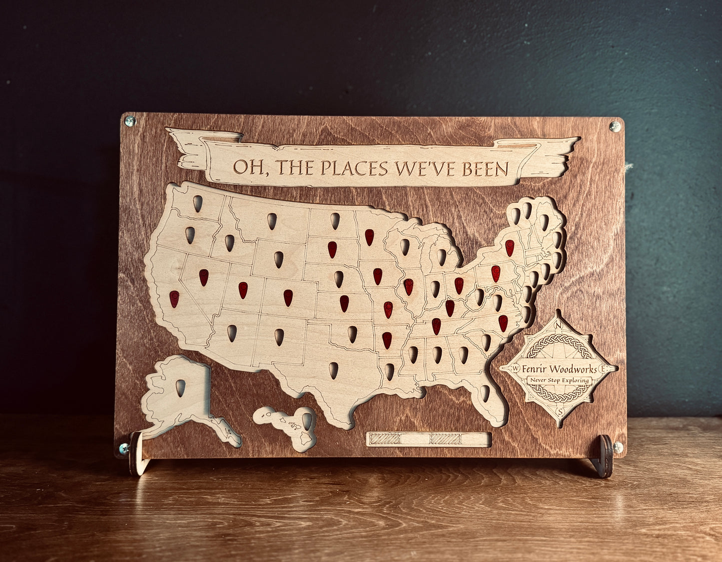 50 States Tracker Map